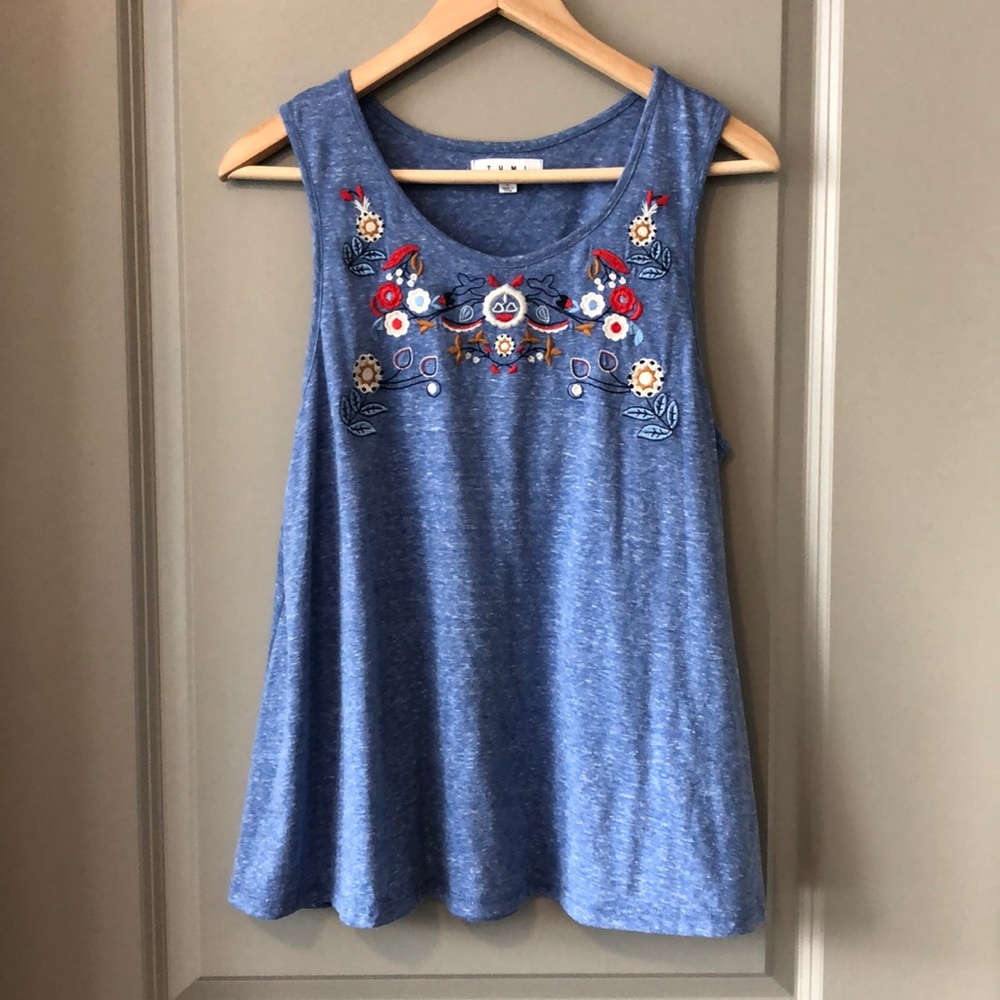 Like new boho embroidered top!!
